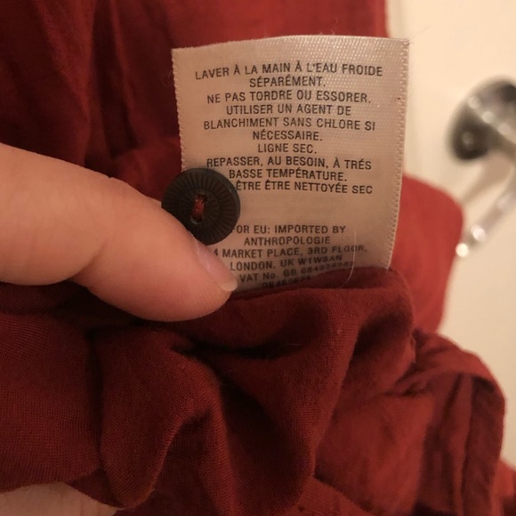 Anthropologie Maeve Bloomsbury Tie Dress - Picture 9 of 9